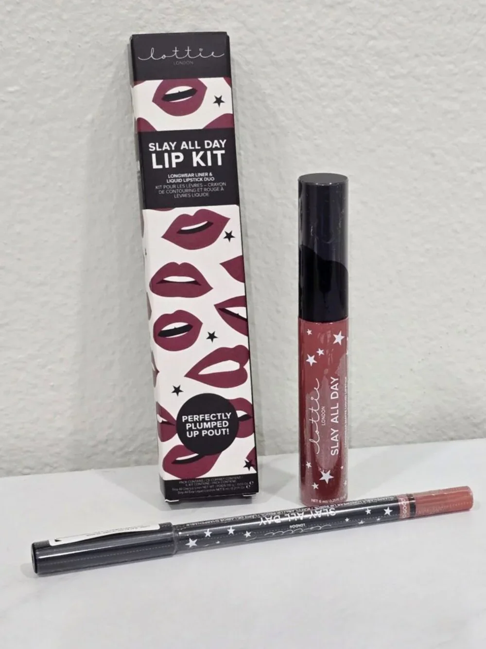 Lottie London ✦ Slay All Day Lip Kit ✦ So Good Liner & Matte Liquid Lipstick Duo
